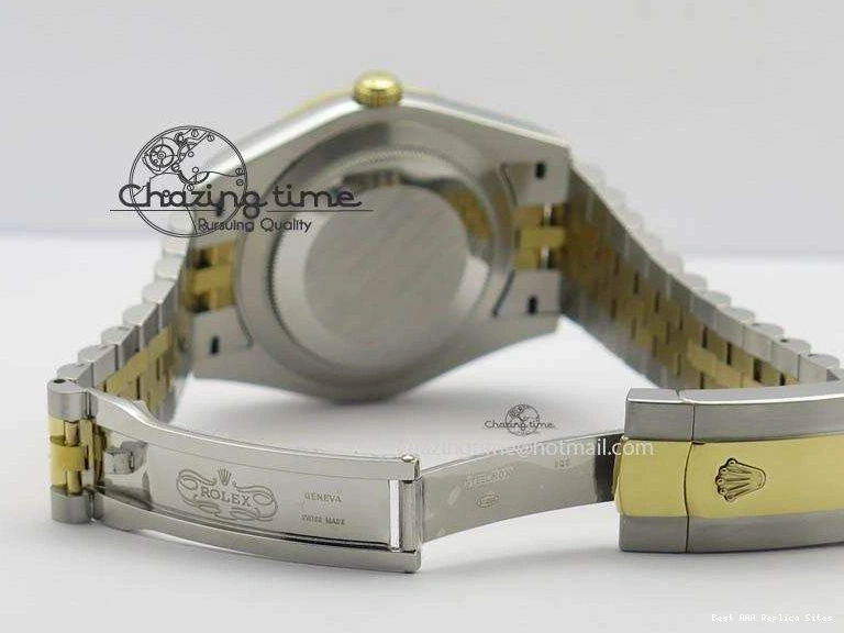 AAA Replica Watches SS A DateJust Version Edition II BP 3606 Bracelet Colorful 41mm Dial YG Jubilee Best Maker On Gray New Roman 0105